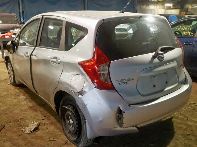 3N1CE2CP9EL388362 - 2014 NISSAN VERSA NOTE SILVER photo 3