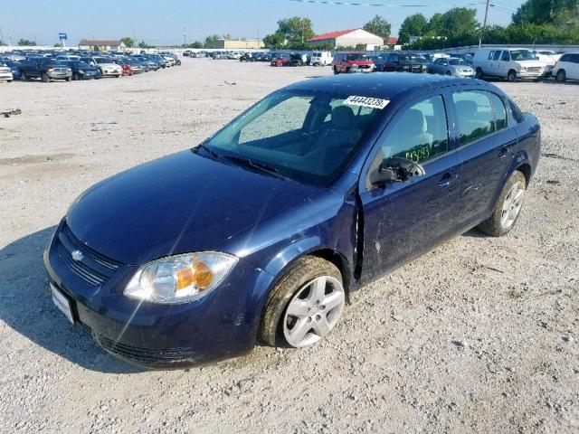 1G1AL58F887278710 - 2008 CHEVROLET COBALT LT BLUE photo 2