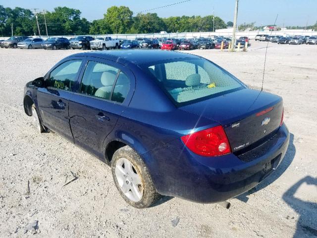 1G1AL58F887278710 - 2008 CHEVROLET COBALT LT BLUE photo 3