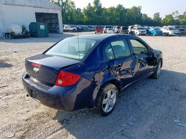 1G1AL58F887278710 - 2008 CHEVROLET COBALT LT BLUE photo 4