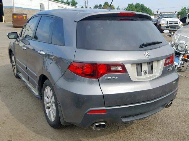 5J8TB1H5XAA004728 - 2010 ACURA RDX TECHNO GRAY photo 3