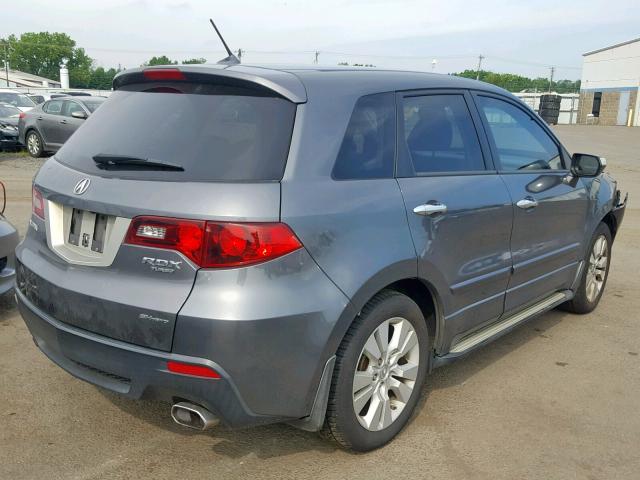 5J8TB1H5XAA004728 - 2010 ACURA RDX TECHNO GRAY photo 4