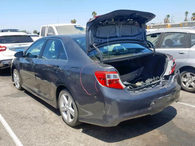 4T1BF1FK5CU157473 - 2012 TOYOTA CAMRY BASE GRAY photo 3