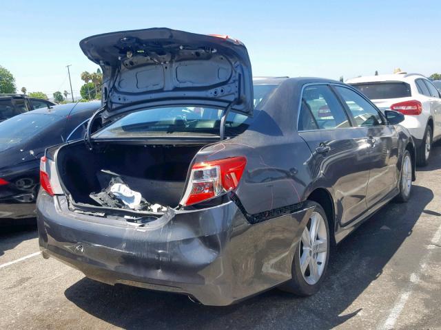 4T1BF1FK5CU157473 - 2012 TOYOTA CAMRY BASE GRAY photo 4