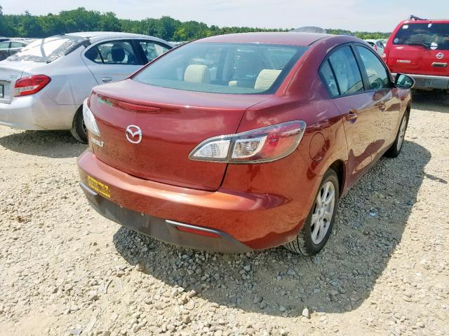 JM1BL1VFXB1403919 - 2011 MAZDA 3 I RED photo 4