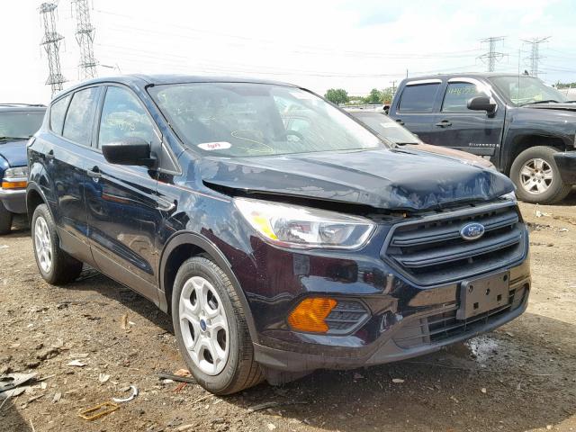 1FMCU0F73HUC47972 - 2017 FORD ESCAPE S BLACK photo 1