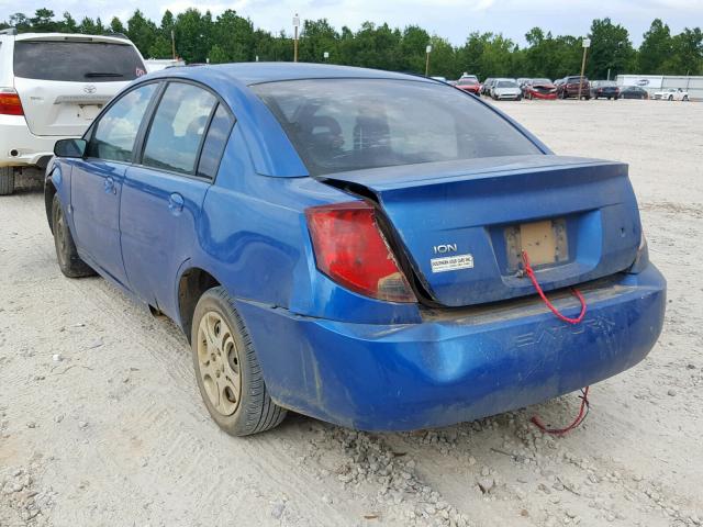 1G8AJ52F74Z151588 - 2004 SATURN ION LEVEL BLUE photo 3