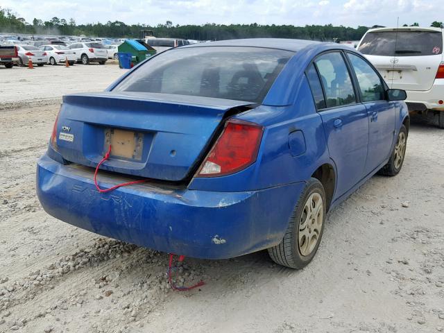 1G8AJ52F74Z151588 - 2004 SATURN ION LEVEL BLUE photo 4