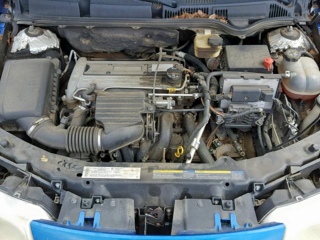 1G8AJ52F74Z151588 - 2004 SATURN ION LEVEL BLUE photo 7
