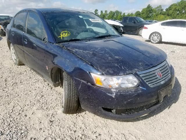 1G8AZ55F17Z156889 - 2007 SATURN ION LEVEL BLUE photo 1