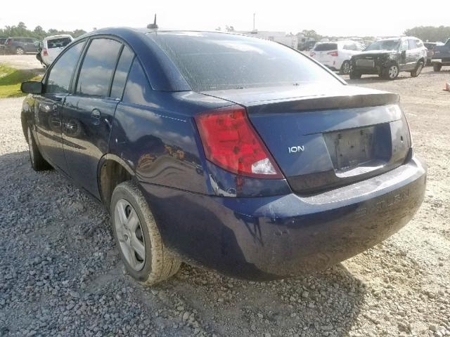 1G8AZ55F17Z156889 - 2007 SATURN ION LEVEL BLUE photo 3