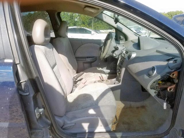 1G8AZ55F17Z156889 - 2007 SATURN ION LEVEL BLUE photo 5