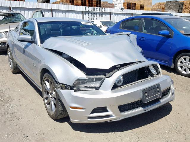 1ZVBP8CF9D5232721 - 2013 FORD MUSTANG GT SILVER photo 1