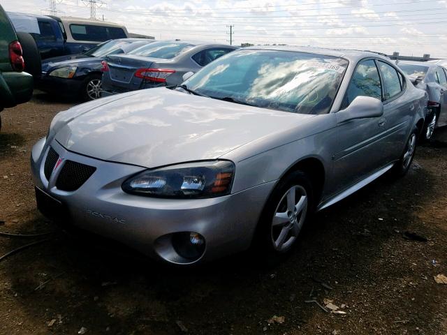 2G2WP552081138977 - 2008 PONTIAC GRAND PRIX SILVER photo 2