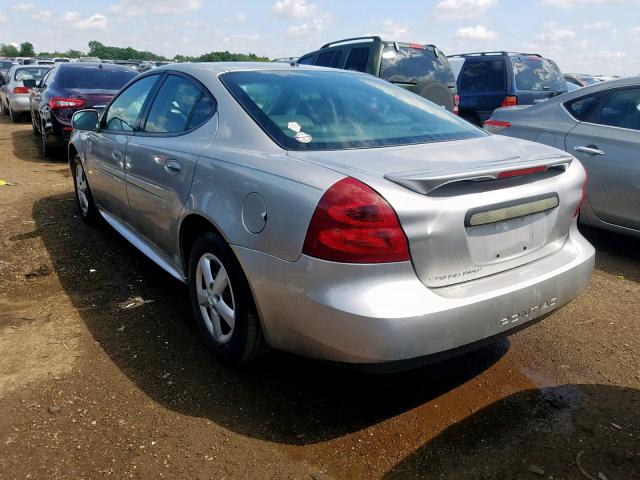 2G2WP552081138977 - 2008 PONTIAC GRAND PRIX SILVER photo 3
