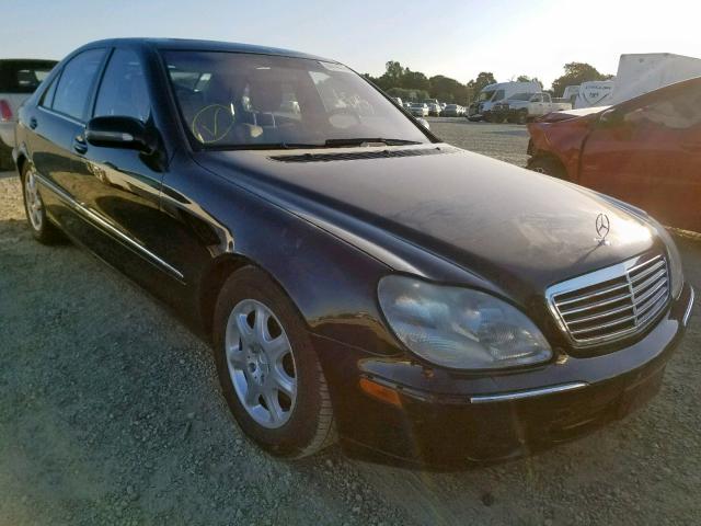 WDBNG75J11A189392 - 2001 MERCEDES-BENZ S 500 BLACK photo 1