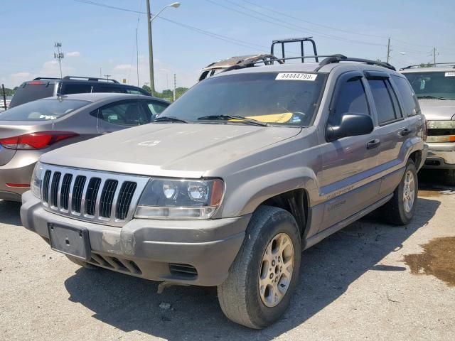 1J4GW48S61C577829 - 2001 JEEP GRAND CHER GRAY photo 2