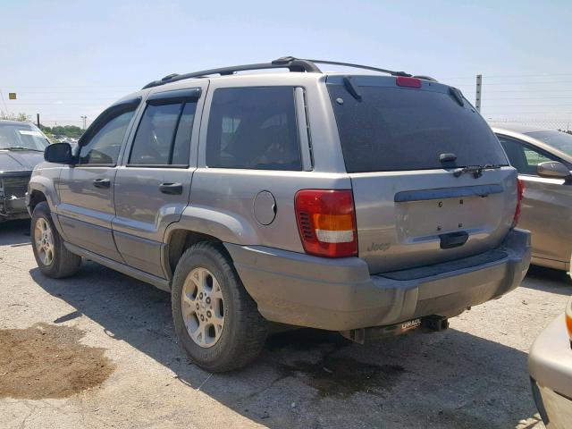 1J4GW48S61C577829 - 2001 JEEP GRAND CHER GRAY photo 3