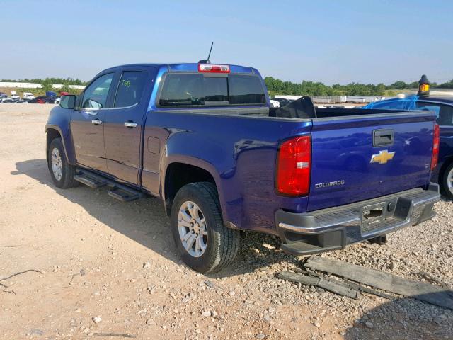 1GCGSBE35F1217053 - 2015 CHEVROLET COLORADO L BLUE photo 3