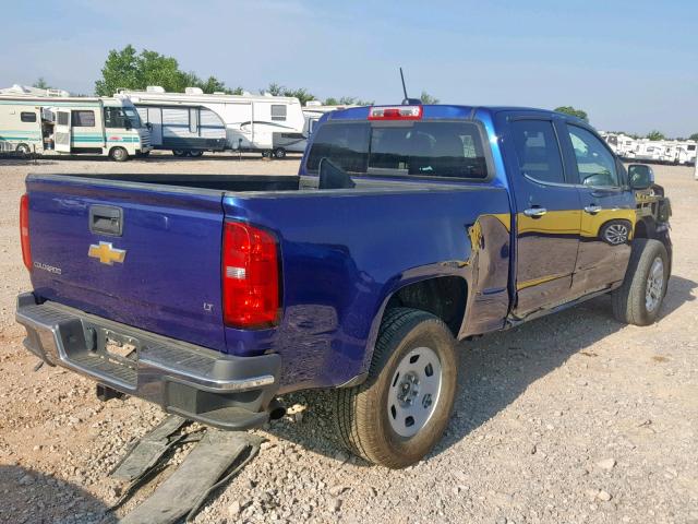 1GCGSBE35F1217053 - 2015 CHEVROLET COLORADO L BLUE photo 4