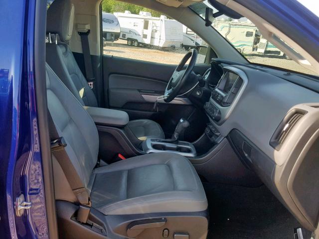 1GCGSBE35F1217053 - 2015 CHEVROLET COLORADO L BLUE photo 5