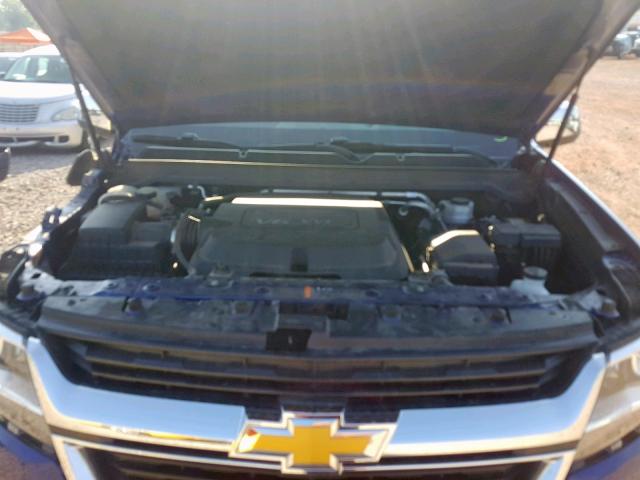 1GCGSBE35F1217053 - 2015 CHEVROLET COLORADO L BLUE photo 7