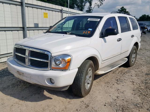 1D4HD58D34F197022 - 2004 DODGE DURANGO LI WHITE photo 2