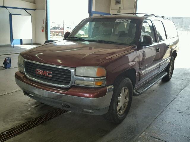 1GKFK16T81J281587 - 2001 GMC YUKON XL K MAROON photo 2