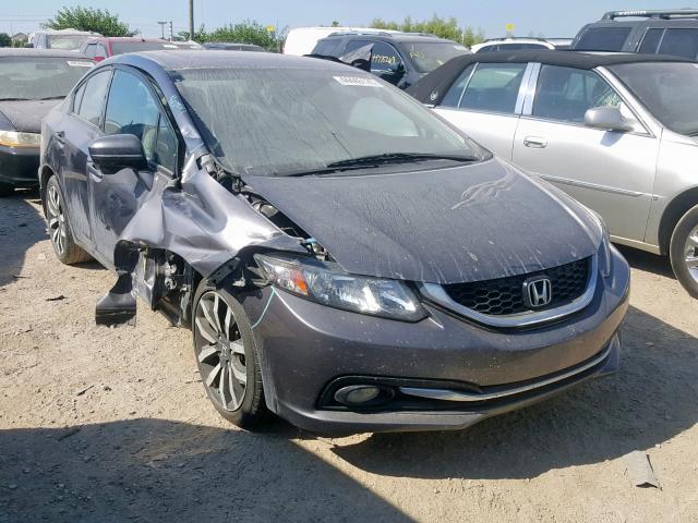 19XFB2F90EE050045 - 2014 HONDA CIVIC EXL 灰色 照片 1