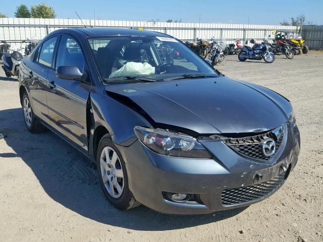 JM1BK32F181174753 - 2008 MAZDA 3 I GRAY photo 1