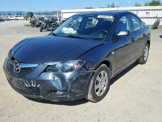 JM1BK32F181174753 - 2008 MAZDA 3 I GRAY photo 2