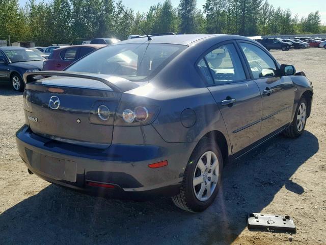 JM1BK32F181174753 - 2008 MAZDA 3 I GRAY photo 4