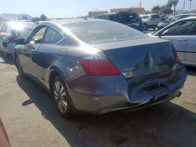 1HGCS12808A021728 - 2008 HONDA ACCORD EXL GRAY photo 3