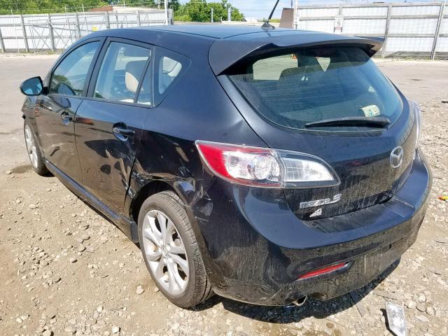 JM1BL1H52A1298438 - 2010 MAZDA 3 S BLACK photo 3