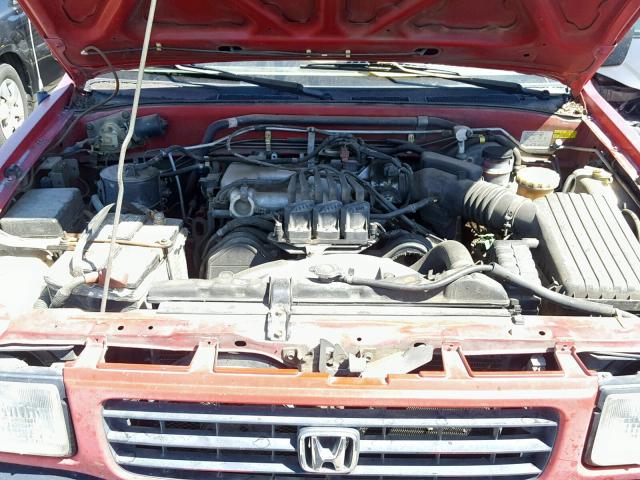 4S6CY58V7S4409047 - 1995 HONDA PASSPORT E RED photo 7