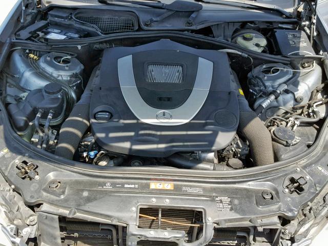 WDDNG71X57A067130 - 2007 MERCEDES-BENZ S 550 GRAY photo 7