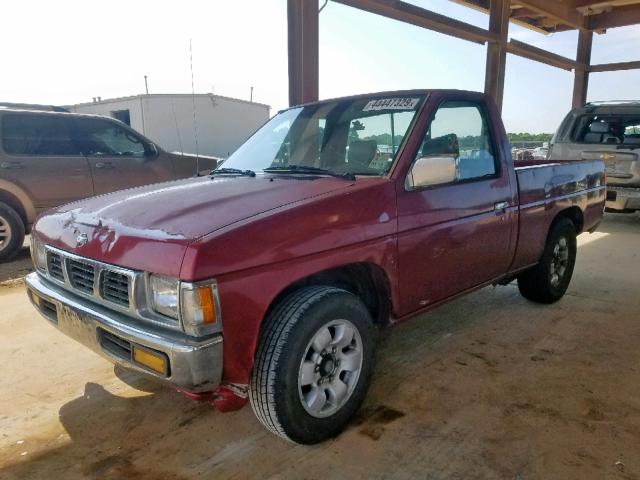 1N6SD11S4SC410561 - 1995 NISSAN TRUCK E/XE RED photo 2