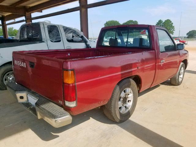 1N6SD11S4SC410561 - 1995 NISSAN TRUCK E/XE RED photo 4