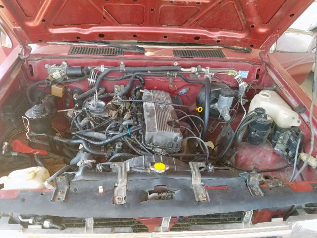 1N6SD11S4SC410561 - 1995 NISSAN TRUCK E/XE RED photo 7