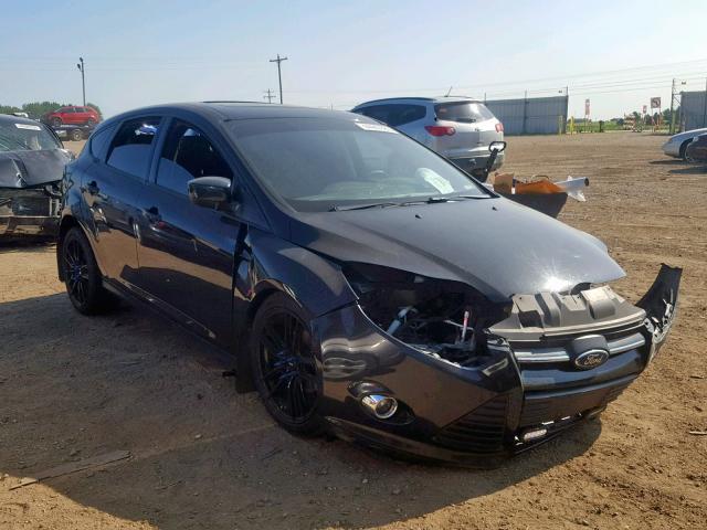 1FAHP3K26CL328840 - 2012 FORD FOCUS SE BLACK photo 1