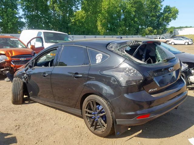 1FAHP3K26CL328840 - 2012 FORD FOCUS SE BLACK photo 3