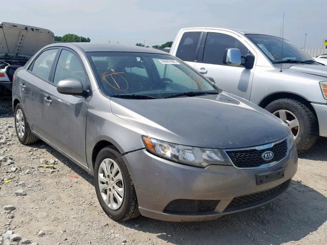 KNAFU4A22B5352067 - 2011 KIA FORTE EX SILVER photo 1