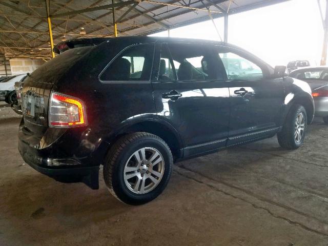 2FMDK38C67BB07828 - 2007 FORD EDGE SEL BLACK photo 4