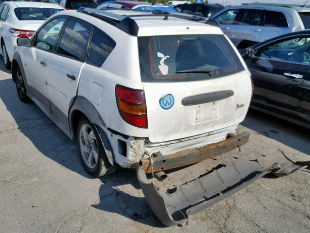 5Y2SL62844Z420092 - 2004 PONTIAC VIBE WHITE photo 3