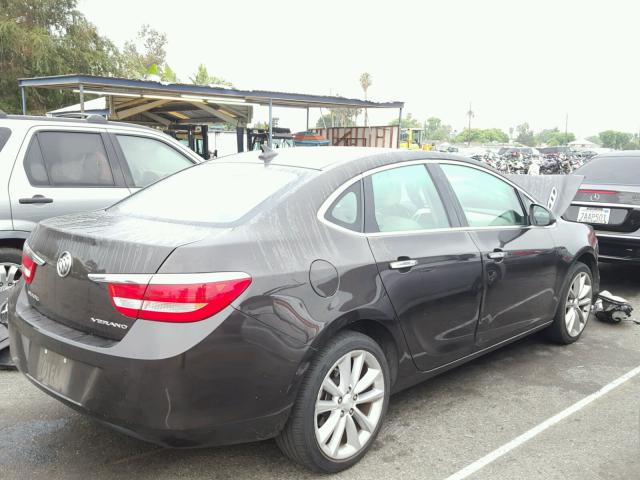 1G4PP5SK7E4228675 - 2014 BUICK VERANO BROWN photo 4