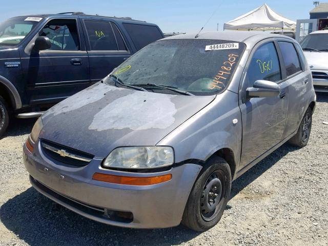 KL1TD66676B683061 - 2006 CHEVROLET AVEO BASE Boz foto 2