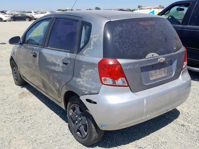 KL1TD66676B683061 - 2006 CHEVROLET AVEO BASE Boz foto 3