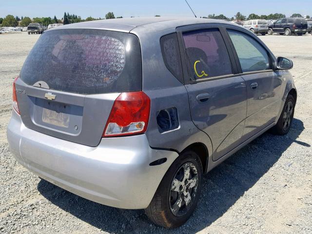 KL1TD66676B683061 - 2006 CHEVROLET AVEO BASE Boz foto 4