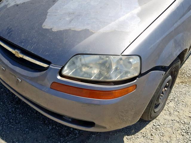 KL1TD66676B683061 - 2006 CHEVROLET AVEO BASE Boz foto 9