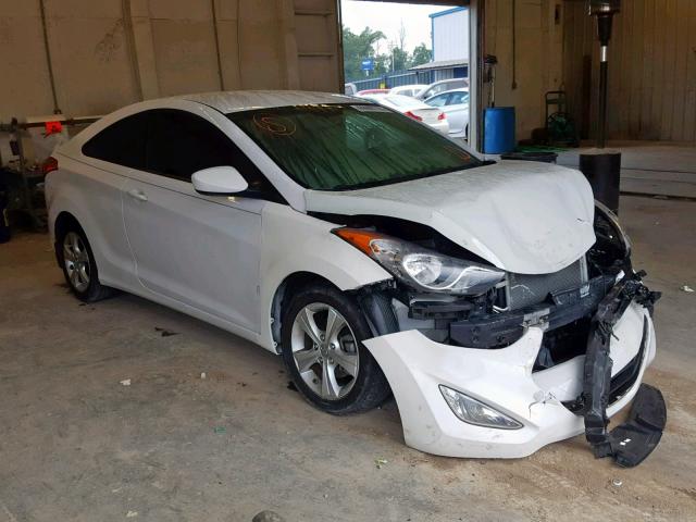 KMHDH6AE7DU009831 - 2013 HYUNDAI ELANTRA CO WHITE photo 1